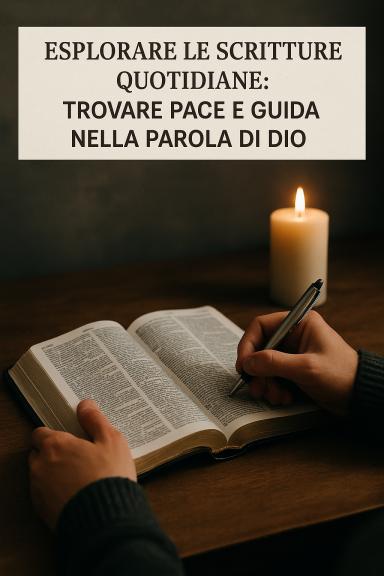 Explorando las Escrituras Diarias: Encontrando Paz y Guía en la Palabra de Dios