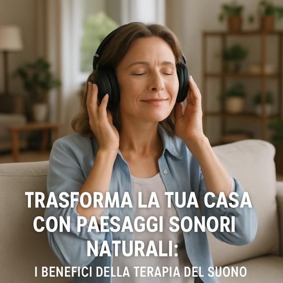 Transforma tu hogar con paisajes sonoros naturales: los beneficios de la terapia del sonido para el bienestar