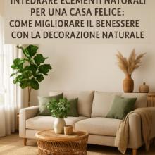 Integrar Elementos Naturales para Un Hogar Feliz: Cómo Mejorar el Bienestar con Decoración Natural