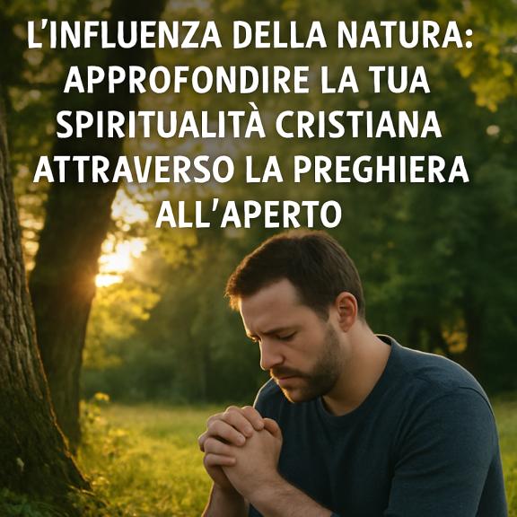 L'influence de la Nature : Approfondir votre Spiritualité Chrétienne Grâce à la Prière en Plein Air