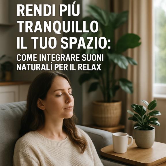 Favorisez la tranquillité chez vous : comment intégrer des sons naturels pour la relaxation