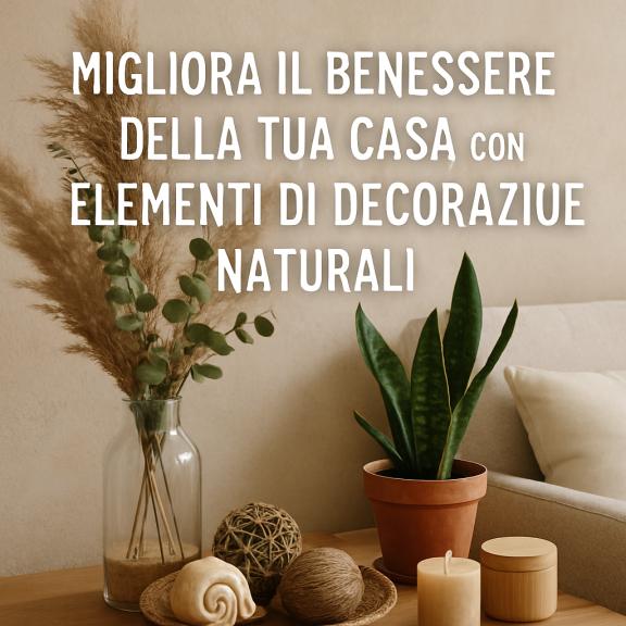 Améliorez le Bien-être de Votre Maison avec des Éléments de Décoration Naturels
