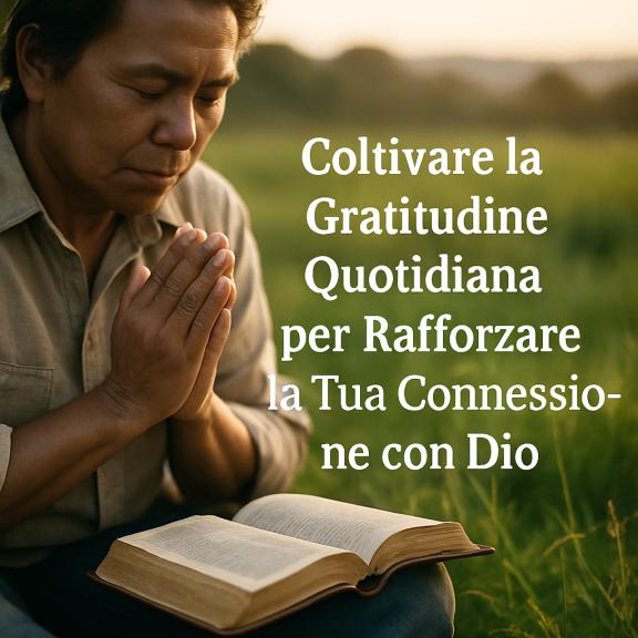 Cultivar la Gratitud Diaria para Fortalecer Tu Conexión con Dios