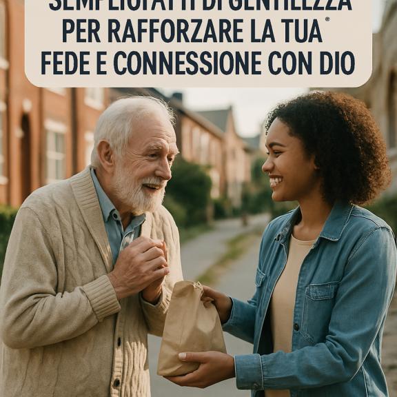 Semplici atti di gentilezza per rafforzare la tua fede e connessione con Dio