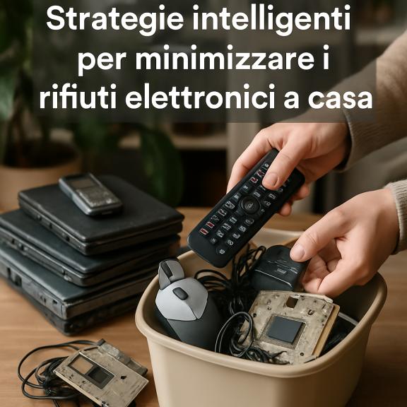 Estrategias inteligentes para reducir los residuos electrónicos en casa