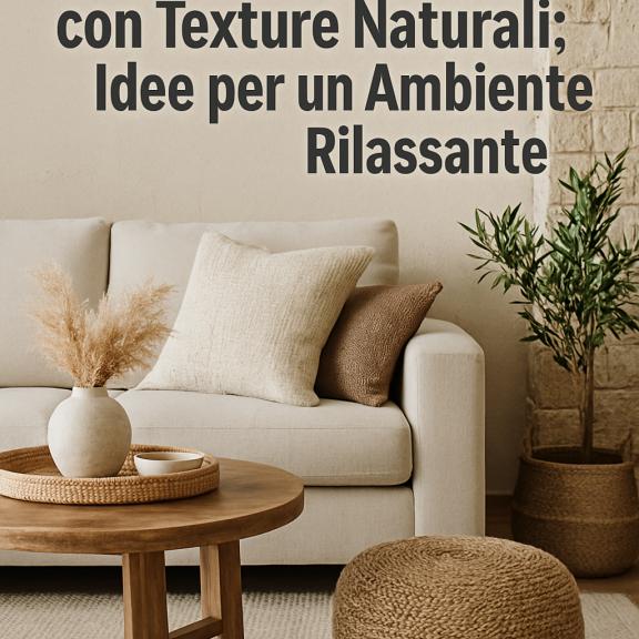 Transformez votre Maison avec des Textures Naturelles : Idées pour une Atmosphère Apaisante