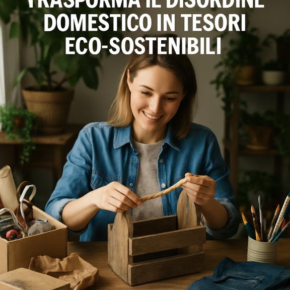 Reutilización creativa: Convierte el desorden del hogar en tesoros ecológicos