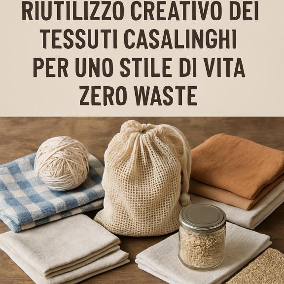 Recyclage Créatif des Tissus Domestiques pour un Mode de Vie Zéro Déchet