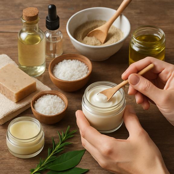 Fabriquez vos produits de soins écolos à la maison