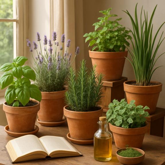 Bien-être Naturel à la Maison : Comment Cultiver et Utiliser des Plantes Médicinales et Aromatiques
