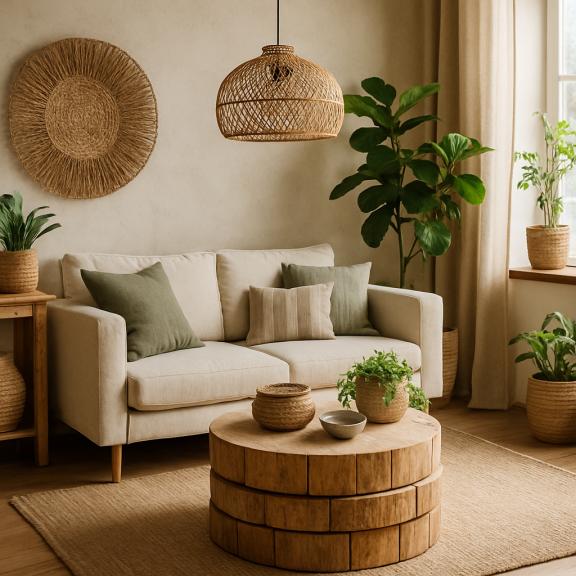 Décoration Écologique : Façons Créatives d'Intégrer des Matériaux Naturels dans Votre Maison