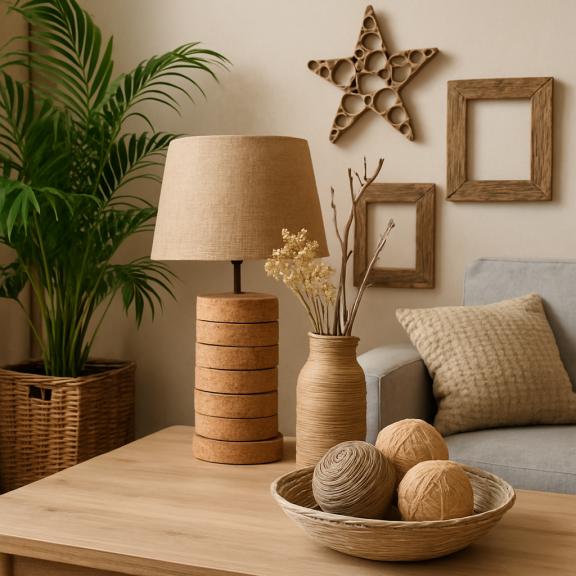 Idées Créatives pour une Décoration Écologique avec des Matériaux Naturels et Recyclés