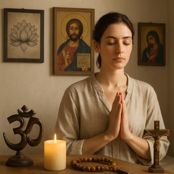 Usando Símbolos Sagrados e Imágenes Religiosas para la Meditación y el Crecimiento Espiritual