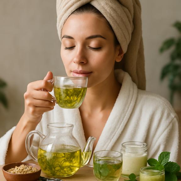 image Infusions d'herbes naturelles pour dynamiser votre routine de beauté