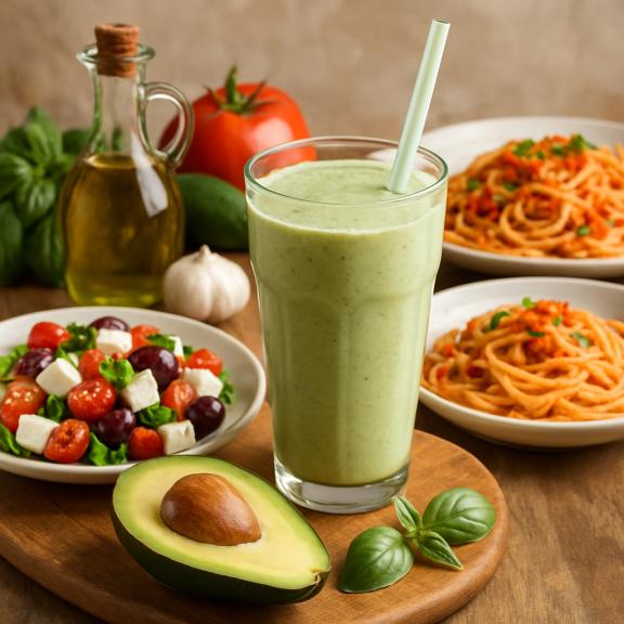 image Incluir sabores mediterráneos en tus smoothies: recetas fáciles y deliciosas